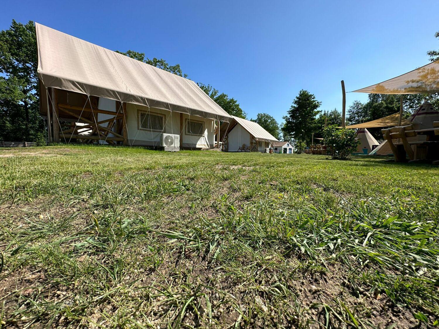 Ferienwohnung Safarizelt Kiara Falkenburg Exterior foto